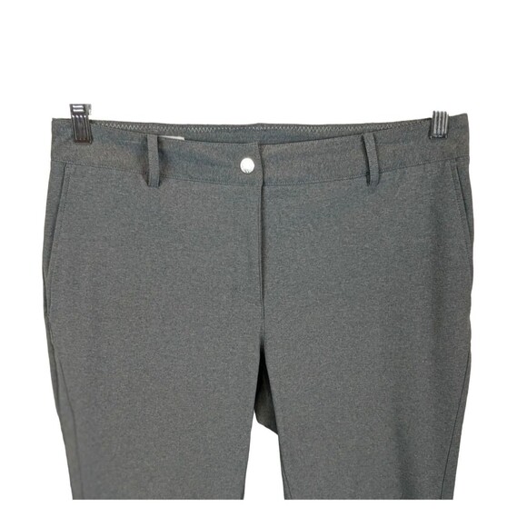 ANNIKA by Cutter & Buck Pedal Pusher Shorts  Size 10  Gray Heather Golf Capris - Picture 3 of 11